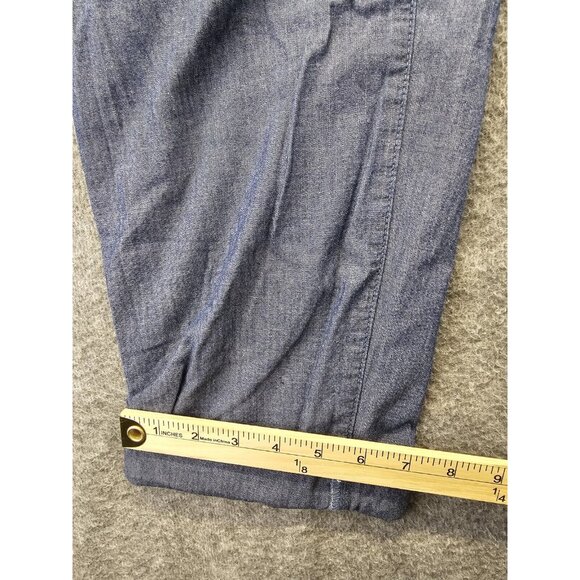 Tommy Hilfiger Lightweight Drawstring Waist Pants Sz 10 Rolled Cuff Straight leg - Picture 10 of 11